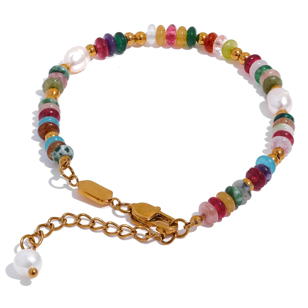 Pulseira Pedras Naturais Luxury