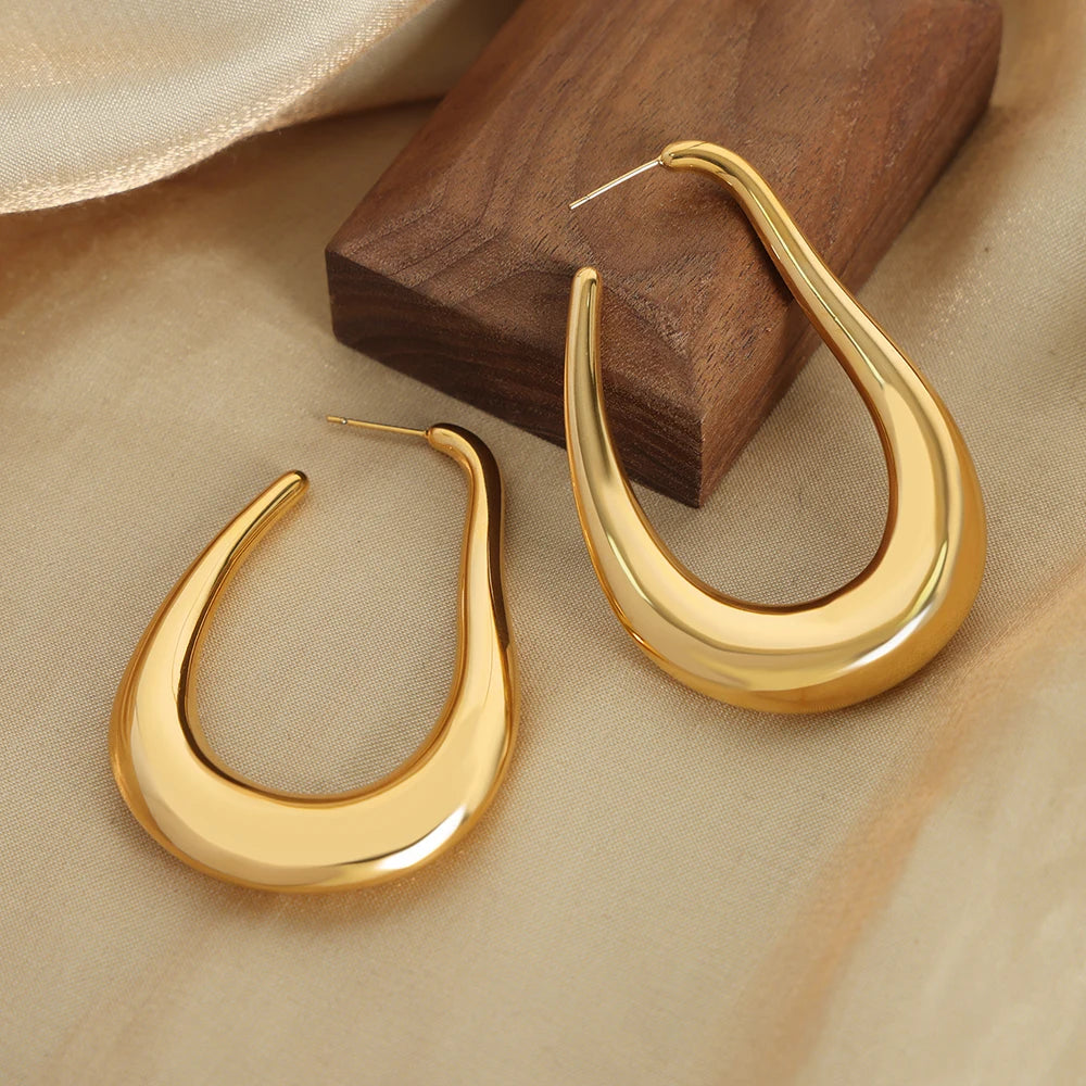 Brinco em Ouro 18k Argola Orgânica