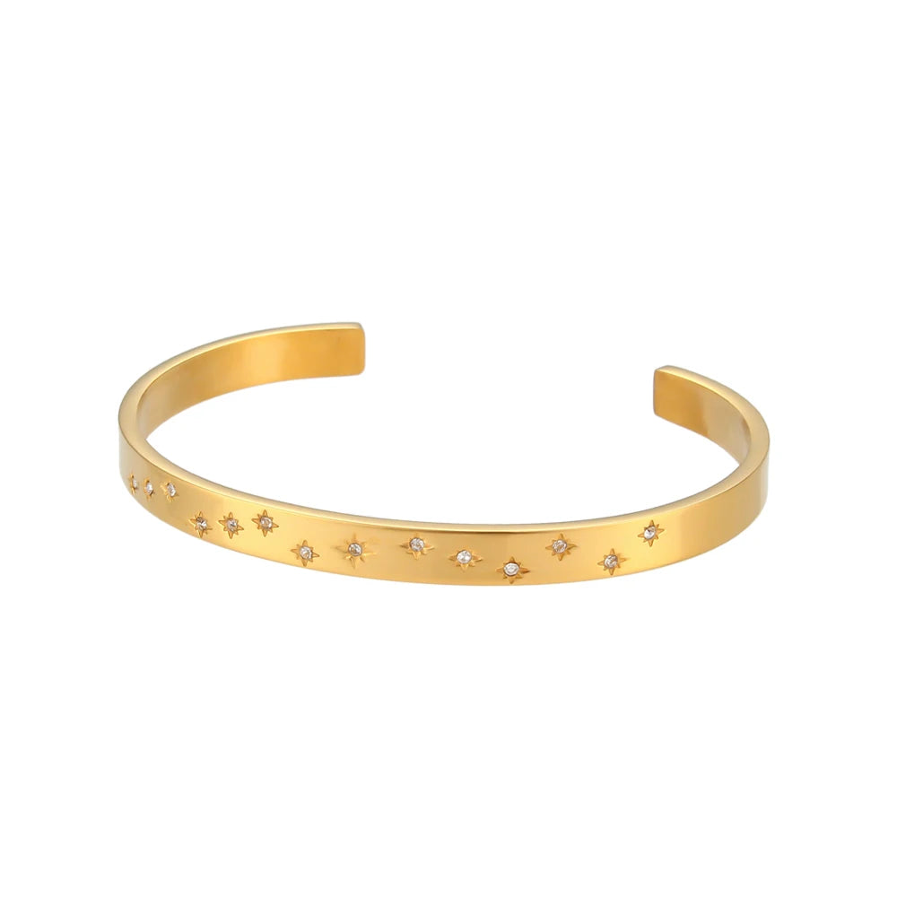 Braceletes Ajustáveis Estrelas Minimalistas