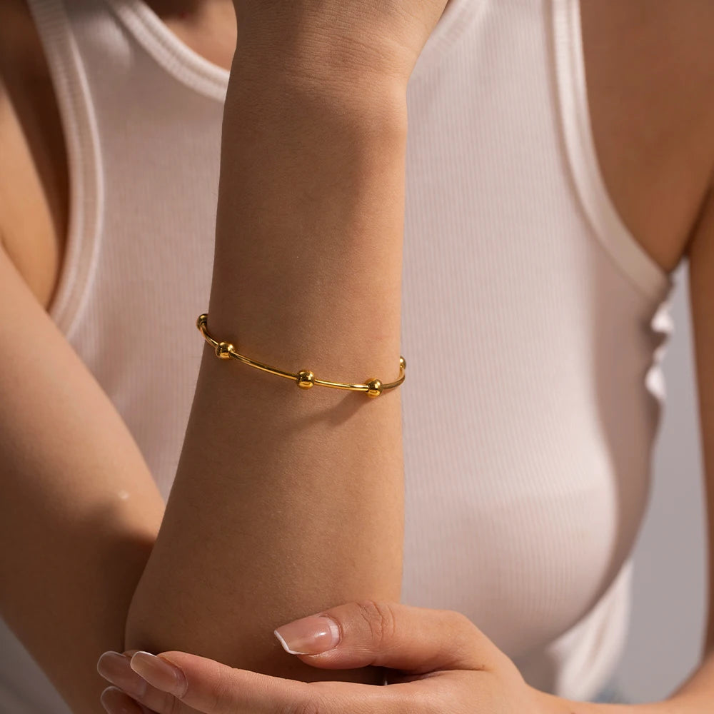 Bracelete Esferas Minimalistas