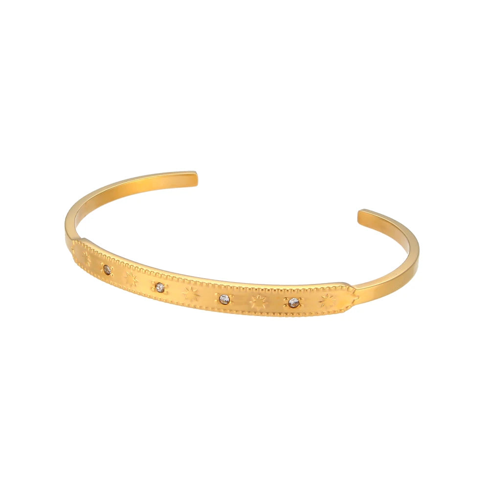 Braceletes Ajustáveis Estrelas Minimalistas