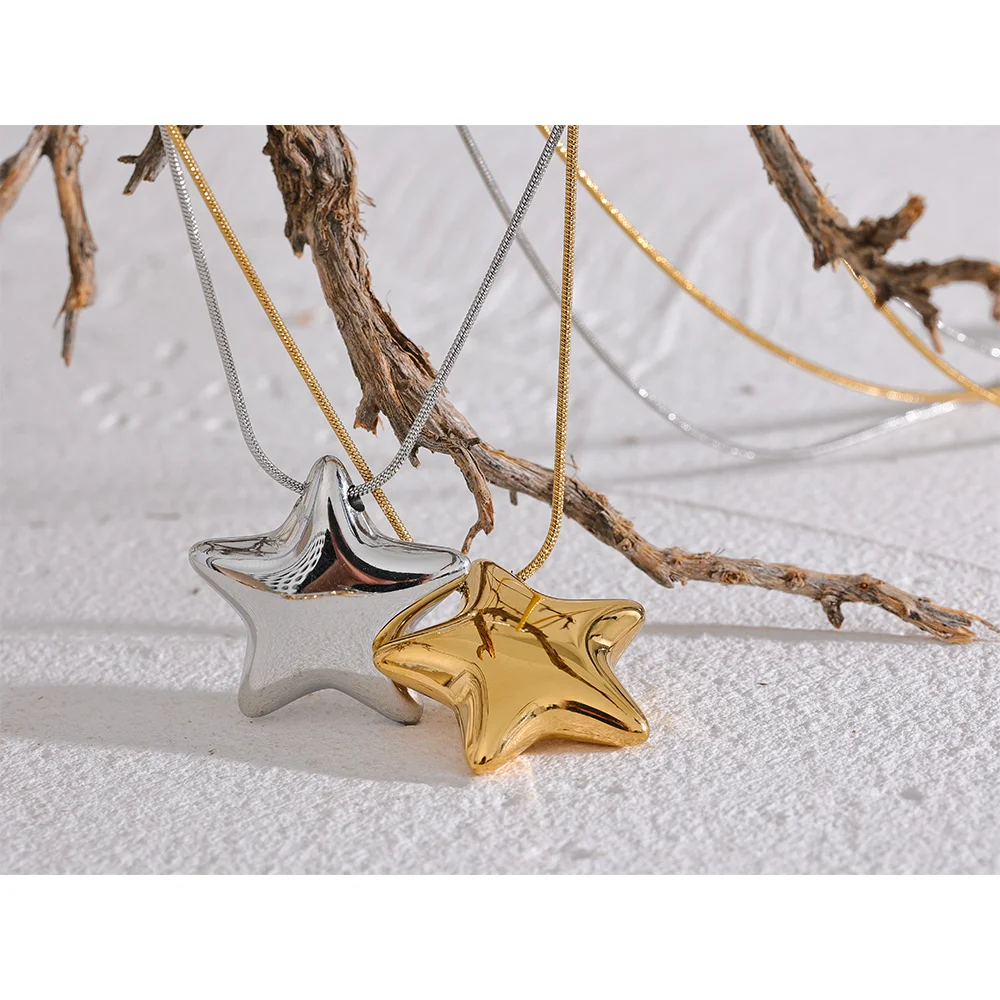 Colar Estrela Minimalista em Ouro 18k