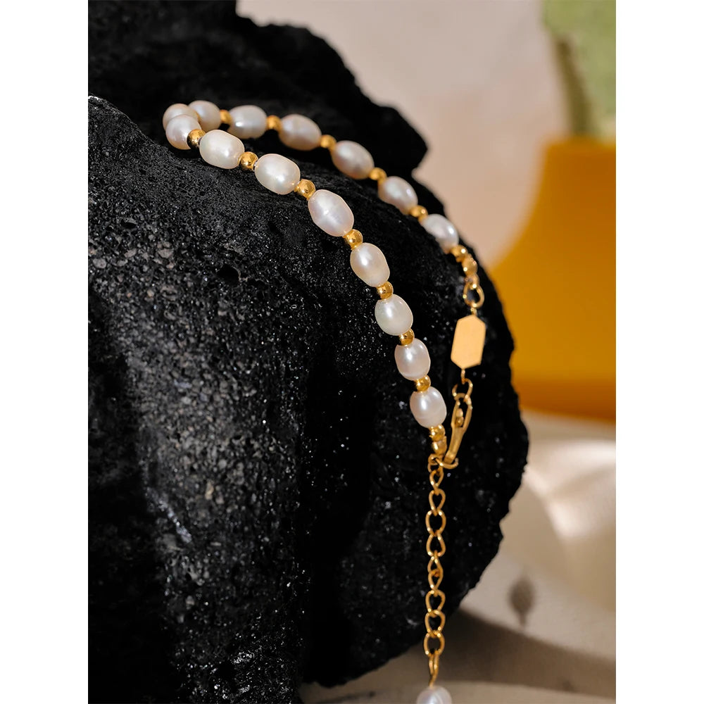 Pulseira Pérolas Naturais de Água Doce