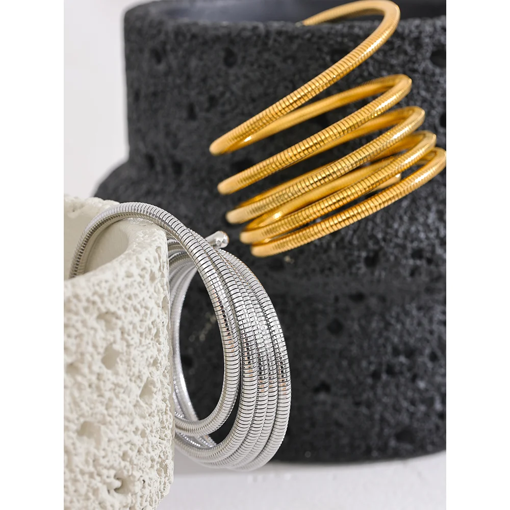 Pulseira Fio Em Camadas Ouro 18k