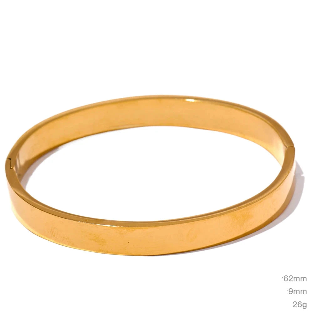 Pulseira Bracelete Liso Minimalista