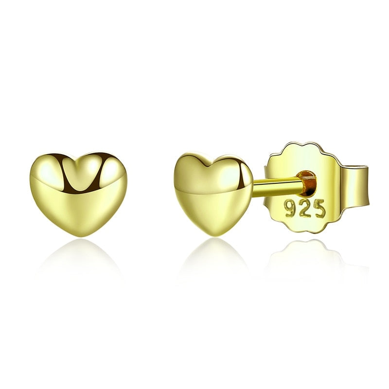 Brinco Cute Heart em Prata 925