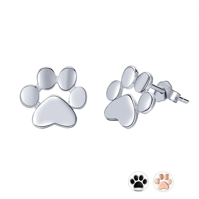 Brinco Patinhas Dog em Prata 925